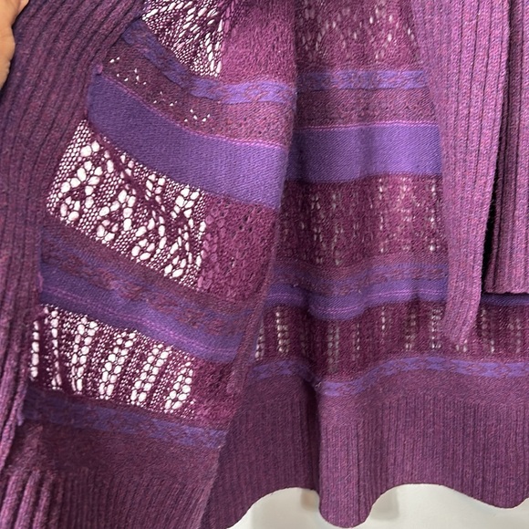 Moda International Purple Long Wool Cape size M / L - gently used - Picture 6 of 15